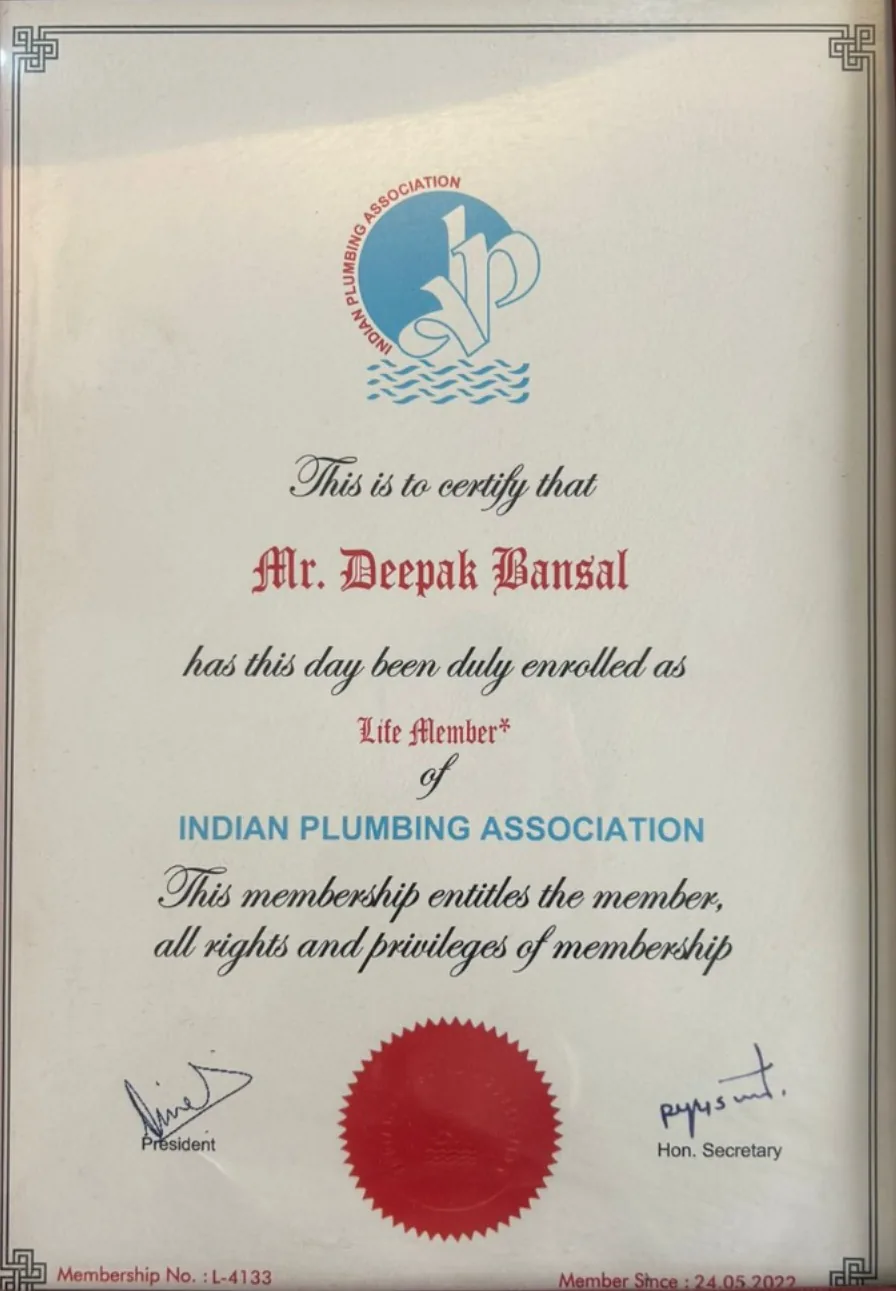 Optima Water Solutions industry recognition award 2